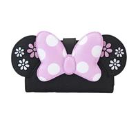 Loungefly Disney Minnie Floral Rock The Dots - Cartera con solapa, multicolor