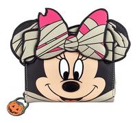 Loungefly Disney Minnie Mouse Mummy Halloween - Cartera de piel sintética, Multi, Talla única, Billetera