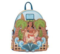 Loungefly Disney Moana con Palmeras Mini Mochila - Bolso Coleccionable para Mujer - Mercancia Oficial