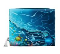 Loungefly Disney Moana Océano Cartera Tríptica - Princesa Vaiana - Billetera para Mujer - Mercancía Oficial