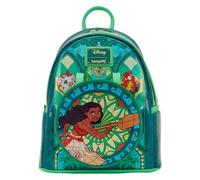 Loungefly Disney: Moana Stained Glass Collection Mini Backpack - Disney Princesses - Exclusiva Amazon - Bolso Coleccionable - Idea de Regalo - Mercancia Oficial - para Chicos, Chicas - Movies Fans