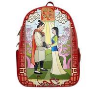 Loungefly Disney Mulan - Mini mochila con doble correa para vidrieras