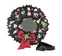 Loungefly Disney Nightmare Before Christmas - Bolso cruzado con forma de corona