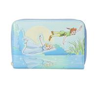 Loungefly Disney Peter Pan You Can Fly Glows - Cartera con Cremallera, Color Azul