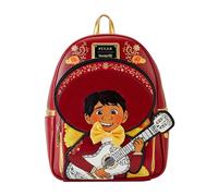 Loungefly Disney Pixar Coco Miguel Mini Mochila Disney Standard, Rojo -, Estándar, Mini mochila
