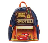 Loungefly Disney Pixar Moments Cars Cozy Cone - Bolso de hombro con doble correa para mujer, Multi, Talla única, Disney Pixar Moments Cozy Cone Mini mochila