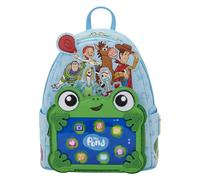 Loungefly Disney: Pixar - Toy Story 5 - to Infinity and Beyond - Mini Mochila con Personajes Bordados - Regalo para niños y Adultos - Bolsas coleccionables
