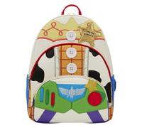 Loungefly Disney: Pixar - Toy Story 5 - to Infinity and Beyond - Woody, Jessie y Buzz Lightyear - Mochila de tamaño Mediano con Triple Bolsillo con Ribete de Mezclilla Impresa - Regalo para niños y