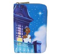 Loungefly Disney Princess and The Frog 15th Anniversary - Monedero Cartera con cremallera alrededor