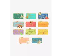 Loungefly - Disney Princess - Ariel - Signature Licence Plate - Enamel Pin - 1 of 6 To Collect - Styles Vary - Disney Princesses - Blind Box - Pins de Esmalte - Broche Coleccionable - para Mochilas