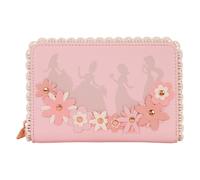 Loungefly Disney Princess - Cartera con cremallera alrededor de vidrieras