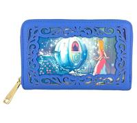 Loungefly Disney Princesses - Cartera de Piel sintética con Ventana de Cenicienta, Multicolor, Talla única, Cartera
