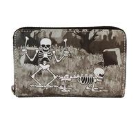 Loungefly Disney Skeleton Dance Glow Cartera con Cremallera Alrededor