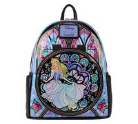 Loungefly Disney: Sleeping Beauty Stained Glass Collection - Mini Backpack - Disney Princesses - Exclusiva Amazon - Bolso Coleccionable - Idea de Regalo - Mercancia Oficial - para Chicos, Chicas