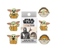 Loungefly Broche esmaltado ciego Grogu - Disney Star Wars Mandalorian para mochilas