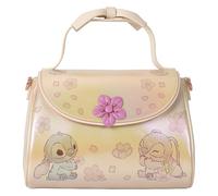 Loungefly Bolso cruzado Disney Stitch y Ángel Cherry Blossom