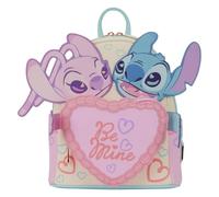 Loungefly Disney Stitch & Angel Be Mine Mini Mochila - Mercancía Oficial - Catálogo diciembre 2025