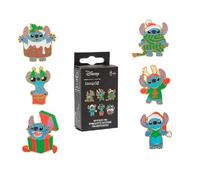Loungefly - Disney - Stitch Holiday - Enamel Pin - Styles Vary - 1 Of 6 - Lilo And Stitch - Blind Box - Pins de Esmalte - Broche Coleccionable - para Mochilas Y Bolsos - Idea de Regalo - Movies Fans