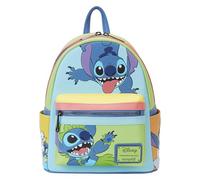 Loungefly Disney Stitch - Mini mochila de hombro con doble correa