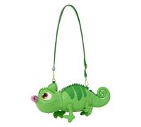 Loungefly Disney: Tangled - Pascal - Bolso cruzado figural - Bolsas | Bandolera figural Pascal con apliques acolchados, detalles acolchados, acabado de guijarros y un diseño de lengüeta extendida