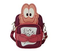 Loungefly Disney The Little Mermaid 35th Anniversary Sebastian Crossbuddies Bag, Rojo, onesize, Rojo, onesize, rojo, talla única, Correa para