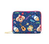 Loungefly Disney Three Caballeros - Cartera con Cremallera