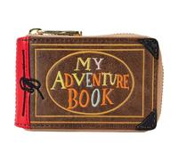 Loungefly: Disney - Up - Up 15th Anniversary Adventure Book - Cartera de acordeón, Black, Retro