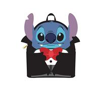 Loungefly Disney Vampire Stitch Bowtie - Bolso de Hombro para Mujer, Doble Correa