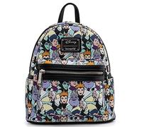 Loungefly Disney Villains - Mini-mochila de mano Maléfica Cruella Ursula Print
