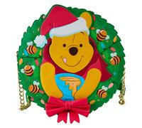Loungefly disney winnie the pooh stuck in wreath glow - bolso cruzado,