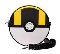 Loungefly Exclusives - Bolso cruzado Pokemon Ultra Ball, piel sintética, correa extraíble ajustable, 10 pulgadas de ancho x 10 pulgadas de alto x 3D, 1 libra, exclusivo de Entertainment Earth