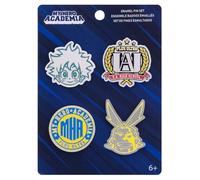 Loungefly funko 4 pack pin set: mha - u.a. high school - ua high - my