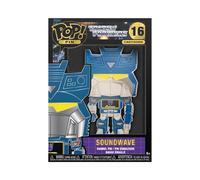 Loungefly funko large pop! enamel pin - soundwave - transformers: soun