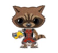Loungefly Funko POP! Pin De Esmalte: Rocket Raccoon - Marvel: Guardians Of The Galaxy Pin De Esmalte - Broche Imperdible Coleccionable - Para Mochilas & Bolsas - Idea Para Regalo - Mercancía Oficial