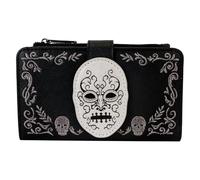 Loungefly Harry Potter Death Eater Cartera con Solapa, Negro, Talla única