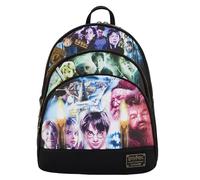 Loungefly Mochila Trilogía Harry Potter 34 cm – Juventud unisex – Multicolor – Talla única