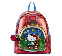 Loungefly – Mini mochila metálica para monedas Hello Kitty 50 aniversario estándar