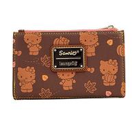 Loungefly Hello Kitty Pumpkin Spice - Cartera para Mujer, Piel sintética, Multicolor