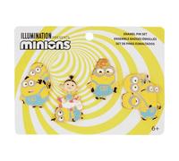 Loungefly juego de 4 pines universales de minions, metal, no es una pi
