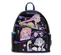 Loungefly KPop Demon Hunters HUNTR/X - Mini mochila con dije para tarjeta fotográfica