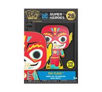Loungefly Pin De Esmalte De Esmalte Grande DC COMICS DOTD - Logo - FLASH GROUP - DC Comics Pin De Esmalte - Broche Imperdible Coleccionable - Para Mochilas & Bolsas - Idea Para Regalo