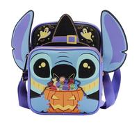 Loungefly Lilo and Stitch Glow - Bolsa para pasaporte de Halloween, multicolor