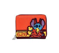 Loungefly Lilo & Stitch Experiment 626 - Cartera Stitch para Mujer, Multicolor, Piel sintética