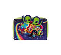 Loungefly Lisa Frank Cosmic Alien Ride - Cartera con Cremallera
