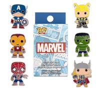 Loungefly Marvel Avengers Blind Box Enamel Pin | Merchandising Oficial de Superheroes - Pin Esmaltado Sorpresa para Mochilas y Chaquetas - Regalo para Coleccionistas