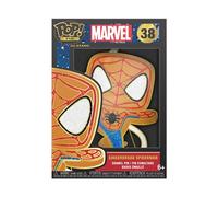 Loungefly Marvel Gingerbread Large Enamel Pin - Spider-Man | Merchandising Oficial de Superheroes - Juguete Coleccionable - Idea de Regalo de Cumpleaños para Fans y Coleccionistas