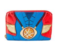 Loungefly Marvel Metallic Doctor Strange Cartera con cremallera alrededor, Multi, Cartera con cremallera
