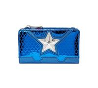Loungefly Marvel Shine - Cartera de Capitán América, Multi, Cartera con Solapa