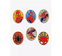 Loungefly Marvel: Spider-Man Stained Glass Enamel Pin - 1 Of 6 To Collect - Marvel Comics - Blind Box - Pins de Esmalte - Broche Coleccionable - para Mochilas Y Bolsos - Idea de Regalo