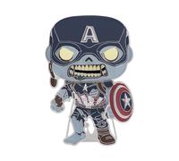 Loungefly Marvel What If: Zombie Captain America - Pin en Émail | Merchandising Oficial de Superheroes - Juguete Coleccionable - Idea de Regalo de Cumpleaños para Fans y Coleccionistas
